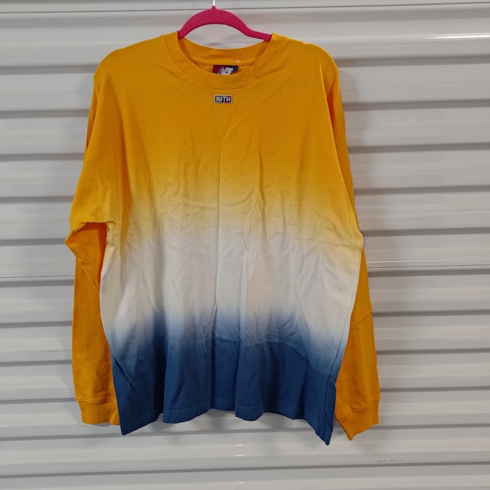 Kith x New Balance Spirit Long Sleeve Pullover Crewneck Sweatshirt - Size L